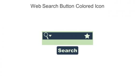 Web Search Button Colored Icon In Powerpoint Pptx Png And Editable Eps Format