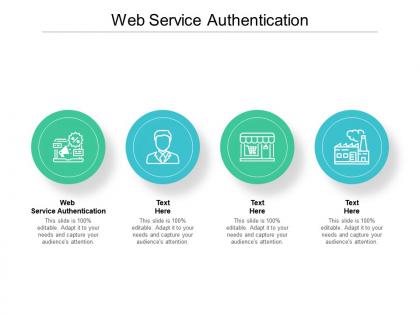 Web service authentication ppt powerpoint presentation layouts demonstration cpb