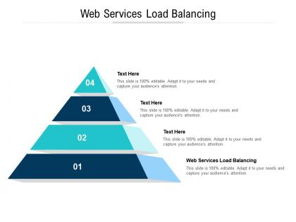 Web services load balancing ppt powerpoint professional deck cpb