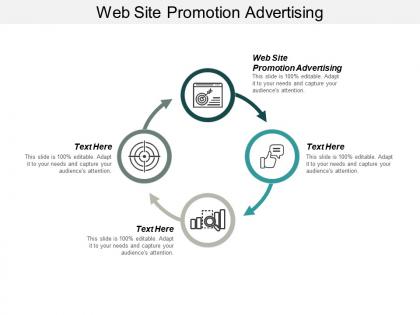 Web site promotion advertising ppt powerpoint presentation infographics deck cpb
