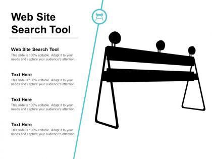 Web site search tool ppt powerpoint presentation gallery format ideas cpb