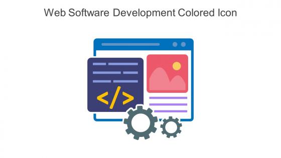 Web Software Development Colored Icon In Powerpoint Pptx Png And Editable Eps Format