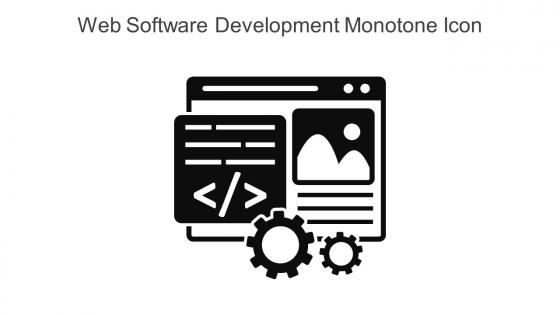 Web Software Development Monotone Icon In Powerpoint Pptx Png And Editable Eps Format