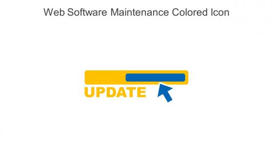 Web Software Maintenance Colored Icon In Powerpoint Pptx Png And Editable Eps Format