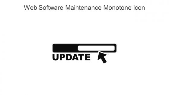 Web Software Maintenance Monotone Icon In Powerpoint Pptx Png And Editable Eps Format