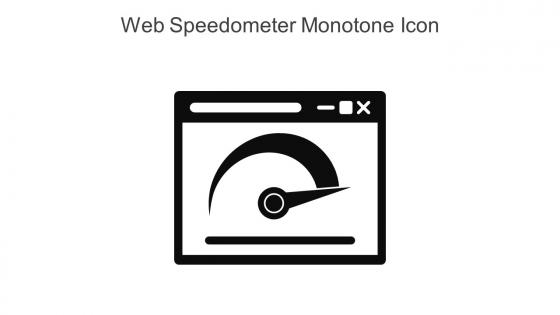 Web Speedometer Monotone Icon In Powerpoint Pptx Png And Editable Eps Format
