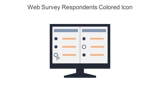 Web Survey Respondents Colored Icon In Powerpoint Pptx Png And Editable Eps Format
