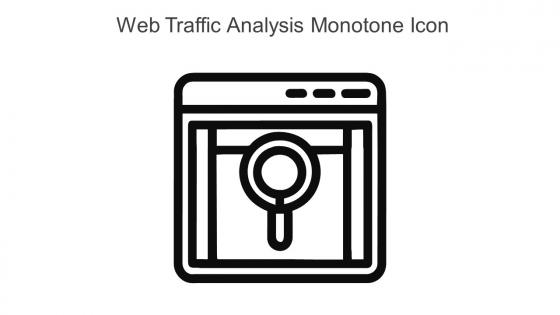 Web Traffic Analysis Monotone Icon In Powerpoint Pptx Png And Editable Eps Format