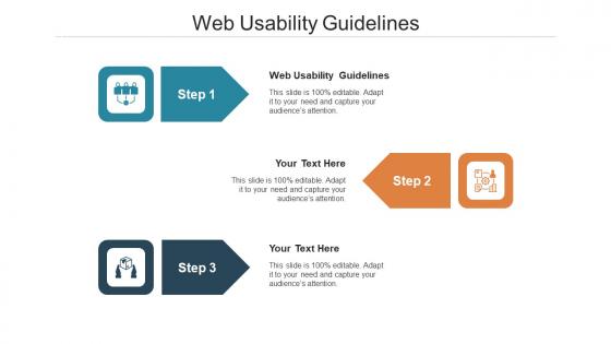 Web usability guidelines ppt powerpoint presentation show file formats cpb