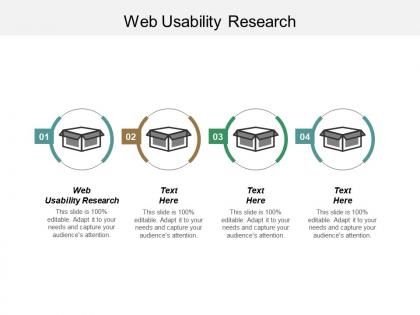 Web usability research ppt powerpoint presentation inspiration master slide cpb