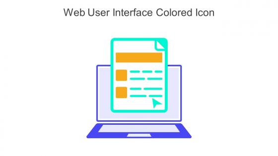 Web User Interface Colored Icon In Powerpoint Pptx Png And Editable Eps Format