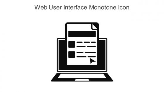 Web User Interface Monotone Icon In Powerpoint Pptx Png And Editable Eps Format
