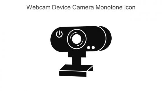 Webcam Device Camera Monotone Icon In Powerpoint Pptx Png And Editable Eps Format