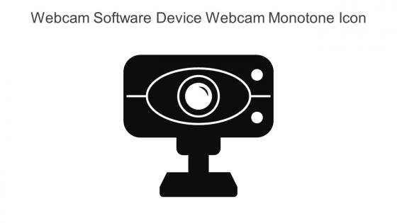 Webcam Software Device Webcam Monotone Icon In Powerpoint Pptx Png And Editable Eps Format