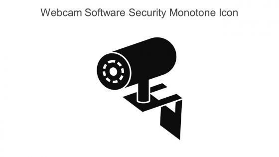 Webcam Software Security Monotone Icon In Powerpoint Pptx Png And Editable Eps Format