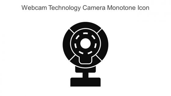 Webcam Technology Camera Monotone Icon In Powerpoint Pptx Png And Editable Eps Format