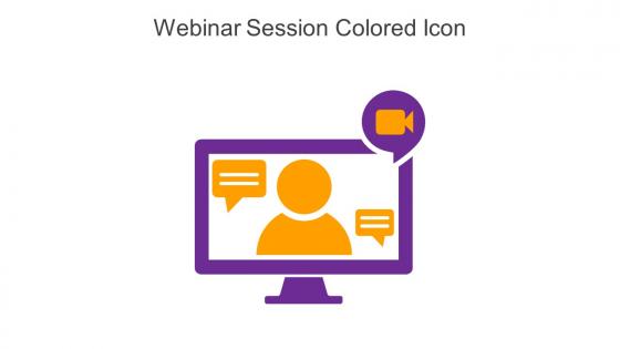 Webinar Session Colored Icon In Powerpoint Pptx Png And Editable Eps Format