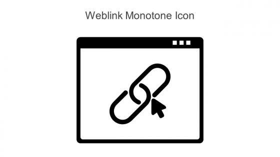 Weblink Monotone Icon