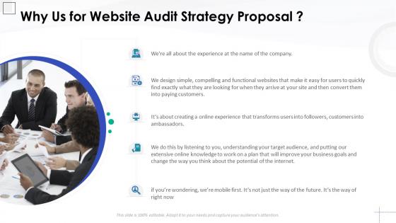 Website audit strategy proposal template why us for website audit strategy proposal