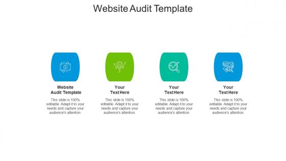 Website audit template ppt powerpoint presentation styles slide download cpb