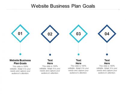 Website business plan goals ppt powerpoint presentation backgrounds cpb