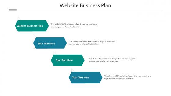 Website business plan ppt powerpoint presentation styles files cpb