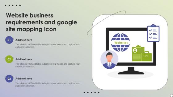 Website Business Requirements And Google Site Mapping Icon