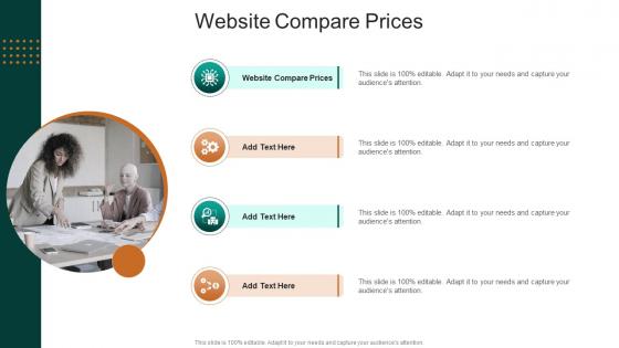 Website Compare Prices In Powerpoint And Google Slides Cpb