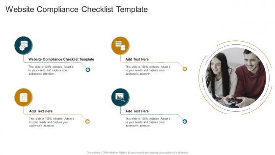 Website Compliance Checklist Template In Powerpoint And Google Slides Cpb
