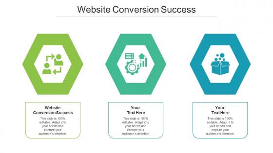 Website Conversion Success Ppt Powerpoint Presentation Infographic Template Grid Cpb