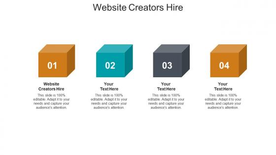Website creators hire ppt powerpoint presentation outline influencers cpb