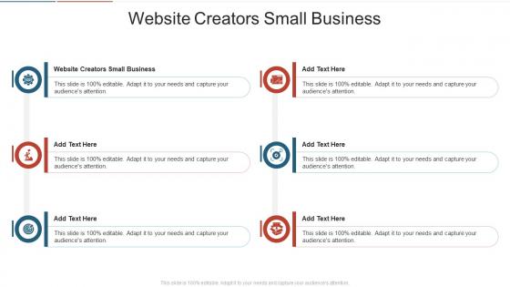 Website Creators Small Business In Powerpoint And Google Slides Cpb