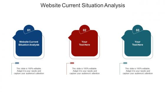 Website current situation analysis ppt powerpoint presentation slides examples cpb