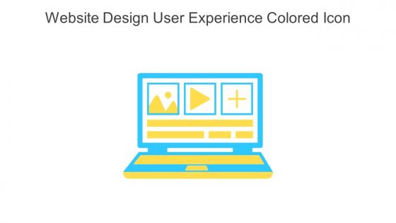 Website Design User Experience Colored Icon In Powerpoint Pptx Png And Editable Eps Format