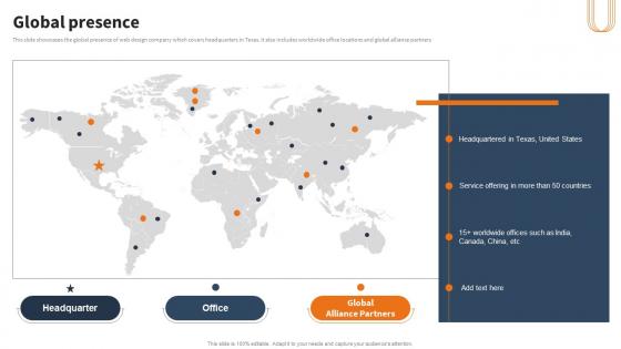 Website Development Solutions Company Profile Global Presence
