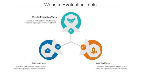 Website evaluation tools ppt powerpoint presentation layouts clipart cpb