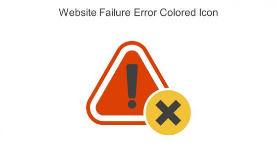 Website Failure Error Colored Icon In Powerpoint Pptx Png And Editable Eps Format