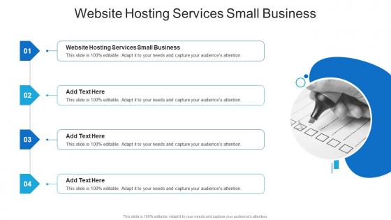 Website Hosting Services Small Business In Powerpoint And Google Slides Cpb