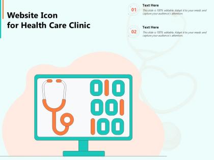 Website icon for health care clinic