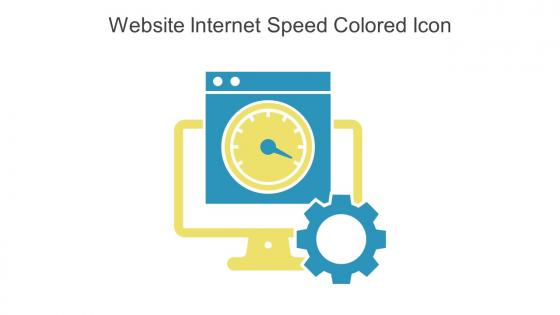 Website Internet Speed Colored Icon In Powerpoint Pptx Png And Editable Eps Format