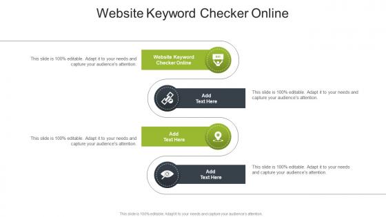 Website Keyword Checker Online In Powerpoint And Google Slides Cpb
