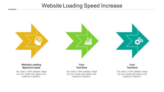 Website loading speed increase ppt powerpoint presentation file gridlines cpb