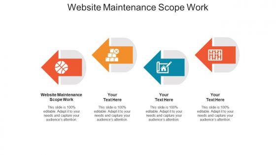 Website maintenance scope work ppt powerpoint presentation outline shapes cpb