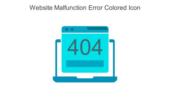 Website Malfunction Error Colored Icon In Powerpoint Pptx Png And Editable Eps Format