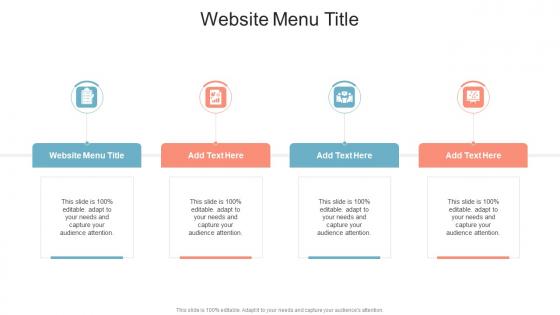 Website Menu Title In Powerpoint And Google Slides Cpb