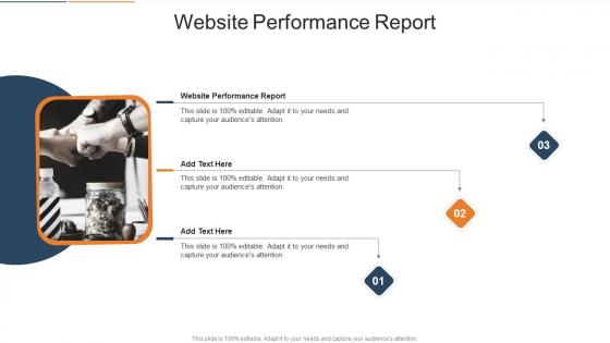 Website Performance Report In Powerpoint And Google Slides Cpb