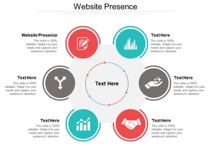 Website presence ppt powerpoint presentation gallery templates cpb