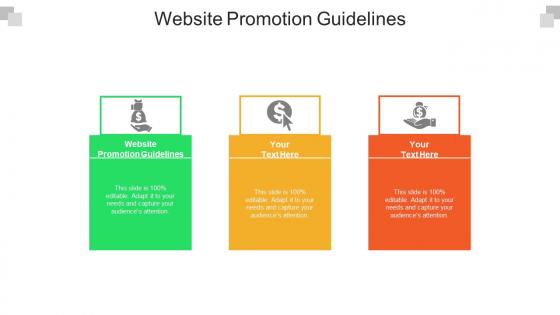 Website promotion guidelines ppt powerpoint presentation icon master slide cpb