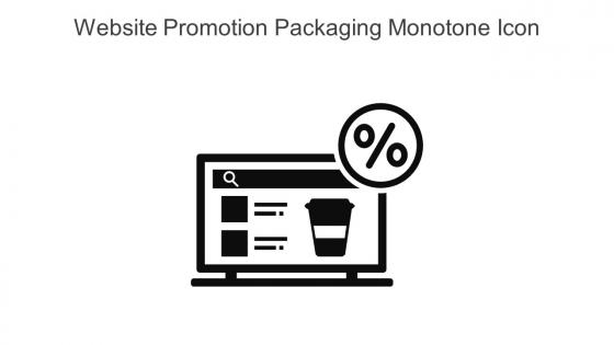 Website Promotion Packaging Monotone Icon In Powerpoint Pptx Png And Editable Eps Format
