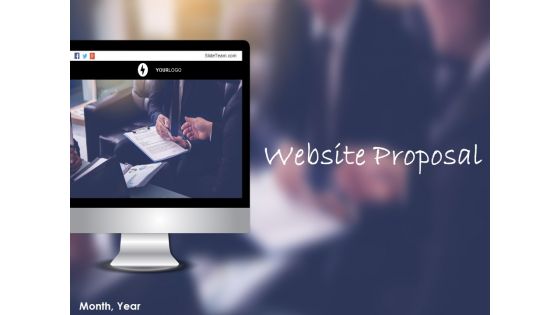 Website Proposal Powerpoint Presentation Slides